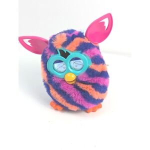 Furby Boom‎ Pink Purple Orange Striped Interactive Talking Toy Hasbro